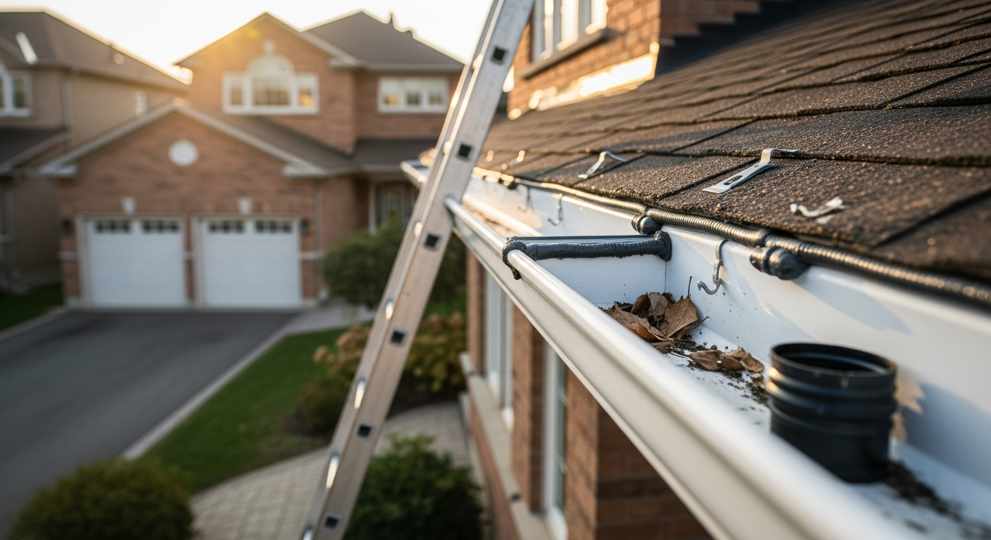 Brampton gutter repair portfolio sample — finished by licensed RenoHouse crew