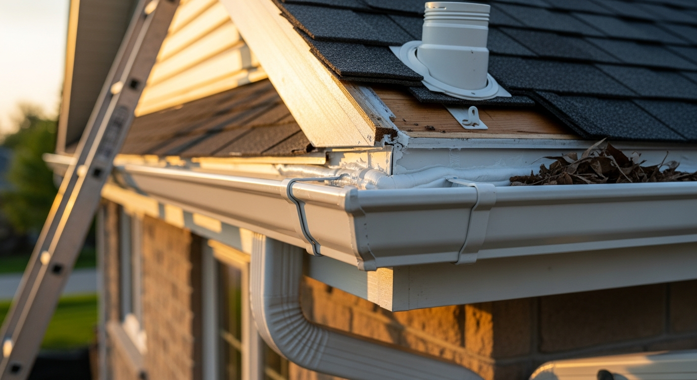 Gutter Repair project in Brock — RenoHouse quality standard completed work