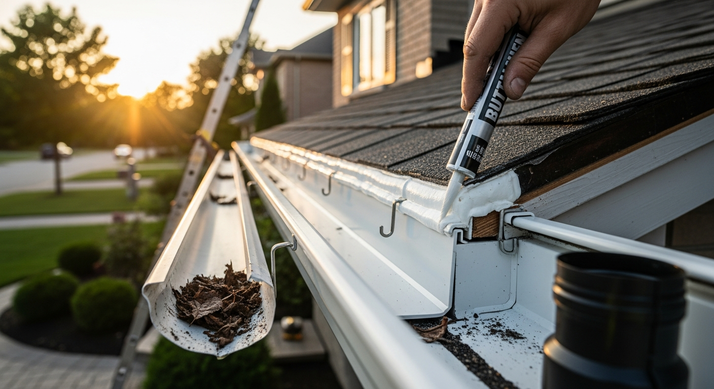 Mississauga gutter repair portfolio sample — finished by licensed RenoHouse crew