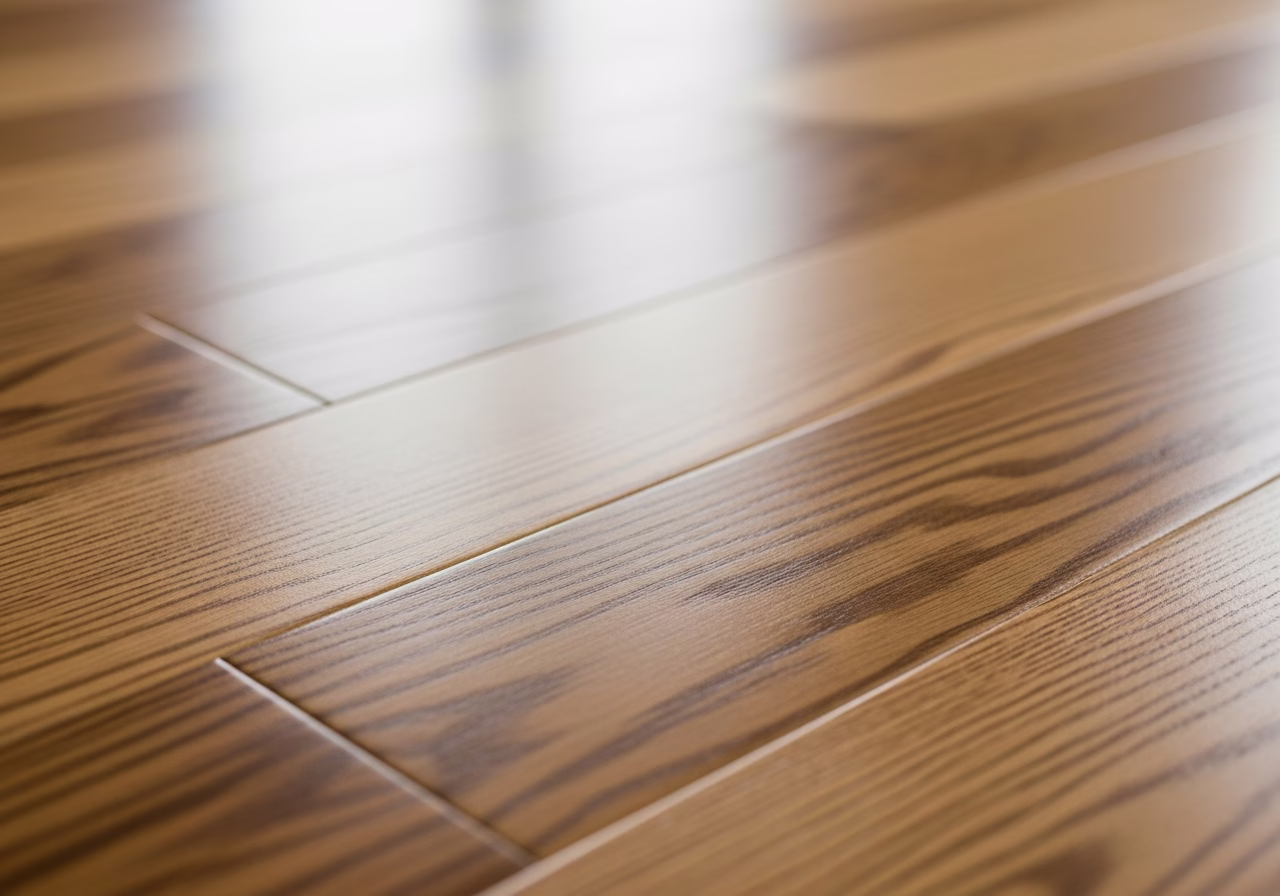 Close-up detail of professionally completed Hardwood Floor Refinishing Riverdale