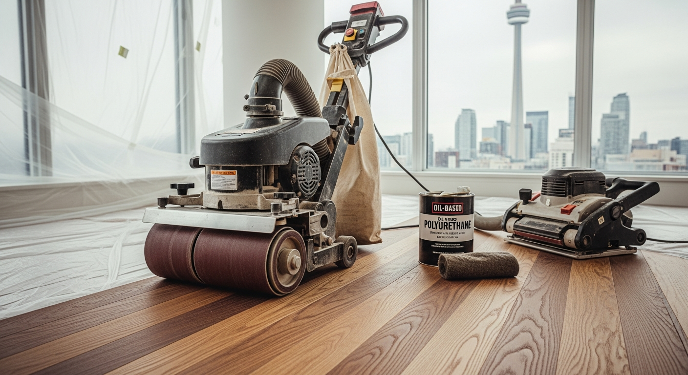 Hardwood Floor Refinishing delivered by RenoHouse — Toronto GTA home services