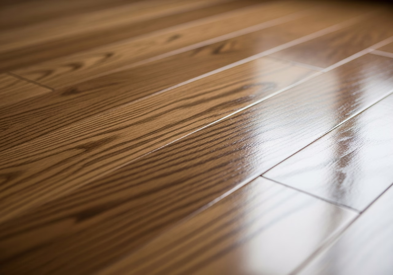 Close-up detail of professionally completed Hardwood Floor Refinishing Roncesvalles