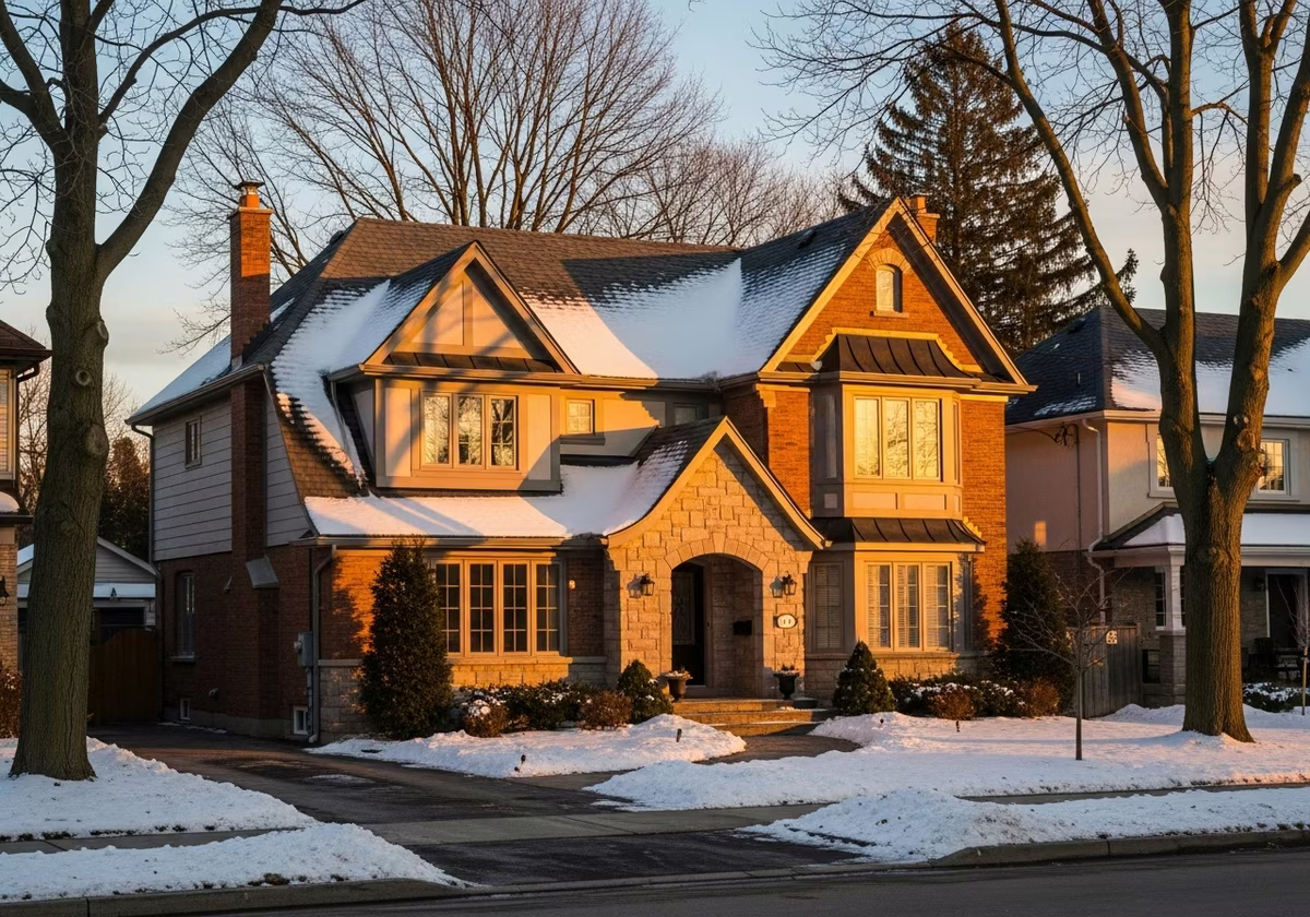 Completed Ice Dam Removal in Toronto/GTA home