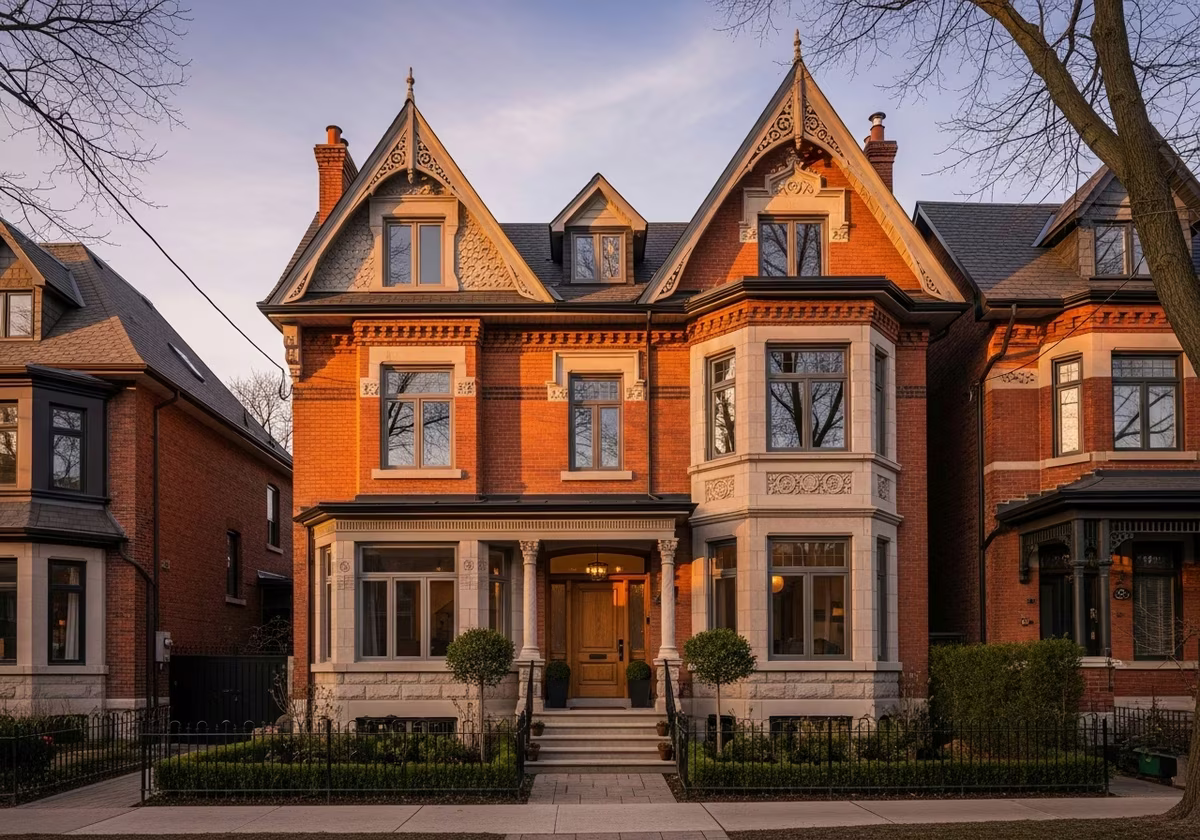 Completed heritage home renovation in Toronto Annex Victorian