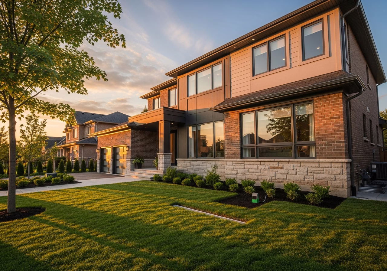 Finished hidden water leak detection result in a Toronto/GTA home, photographed in natural light