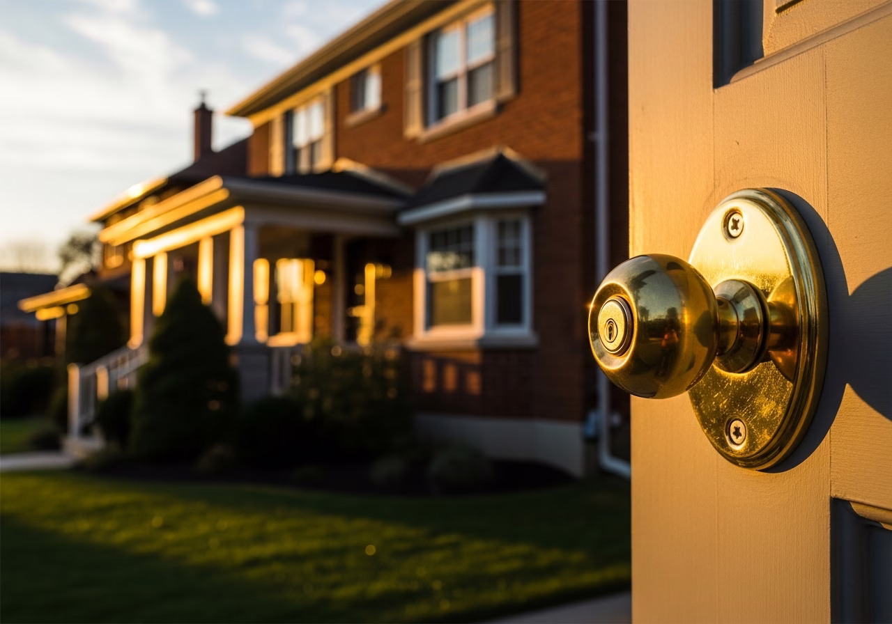 Completed Doorknob Hole in Toronto/GTA home