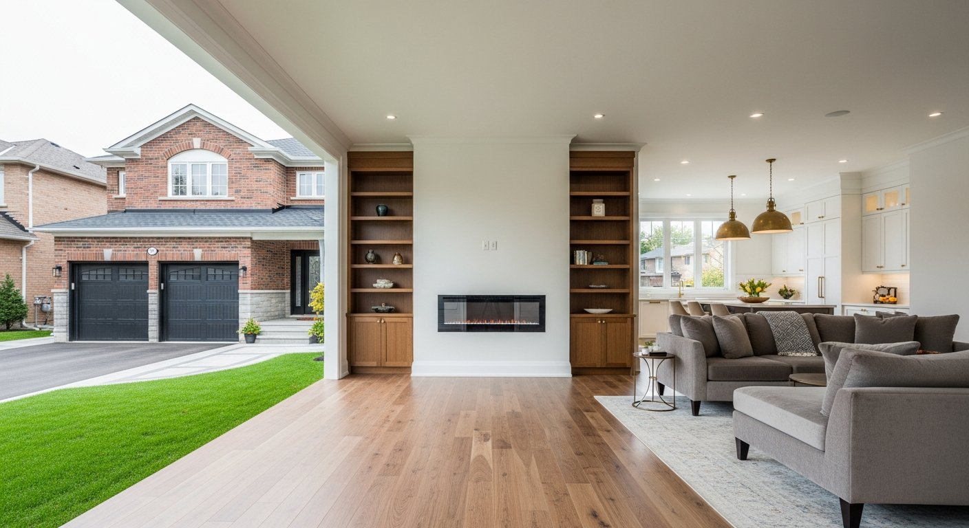 Newmarket home home remodeling project completed by RenoHouse team
