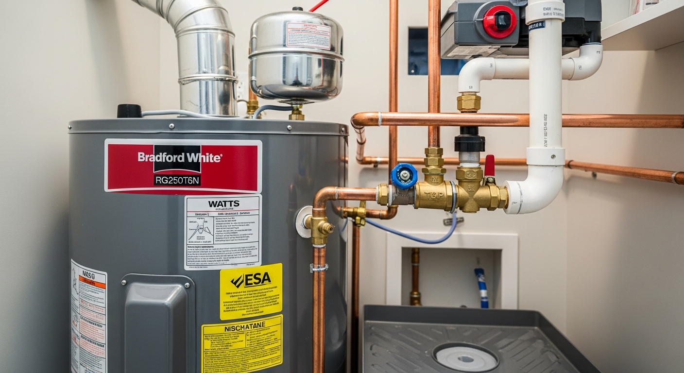 Uxbridge hot water tank repair & replacement portfolio sample — finished by licensed RenoHouse crew