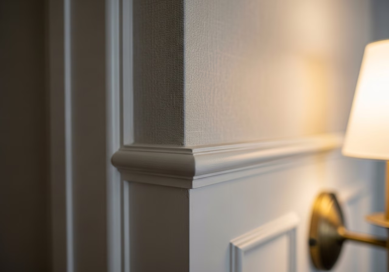 Finished detail close-up for hotel renovation in Toronto