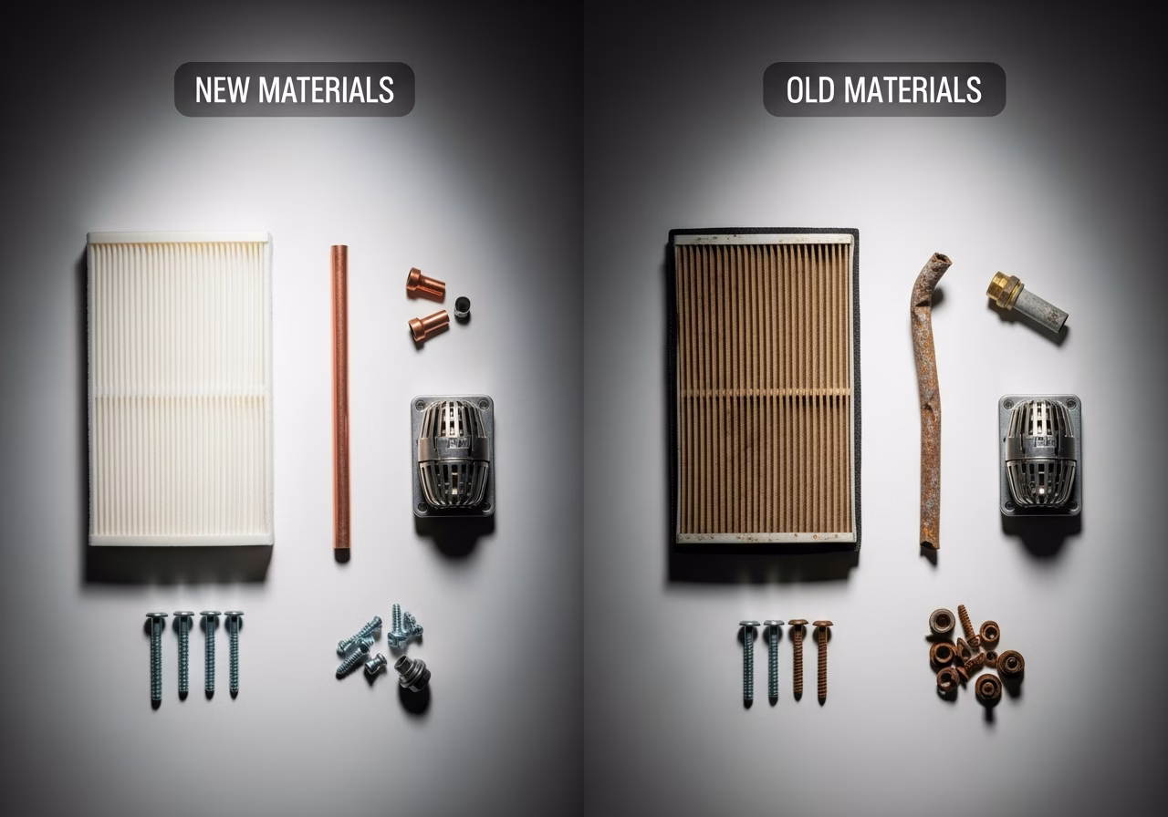 Brand and material comparison for HVAC service in Toronto