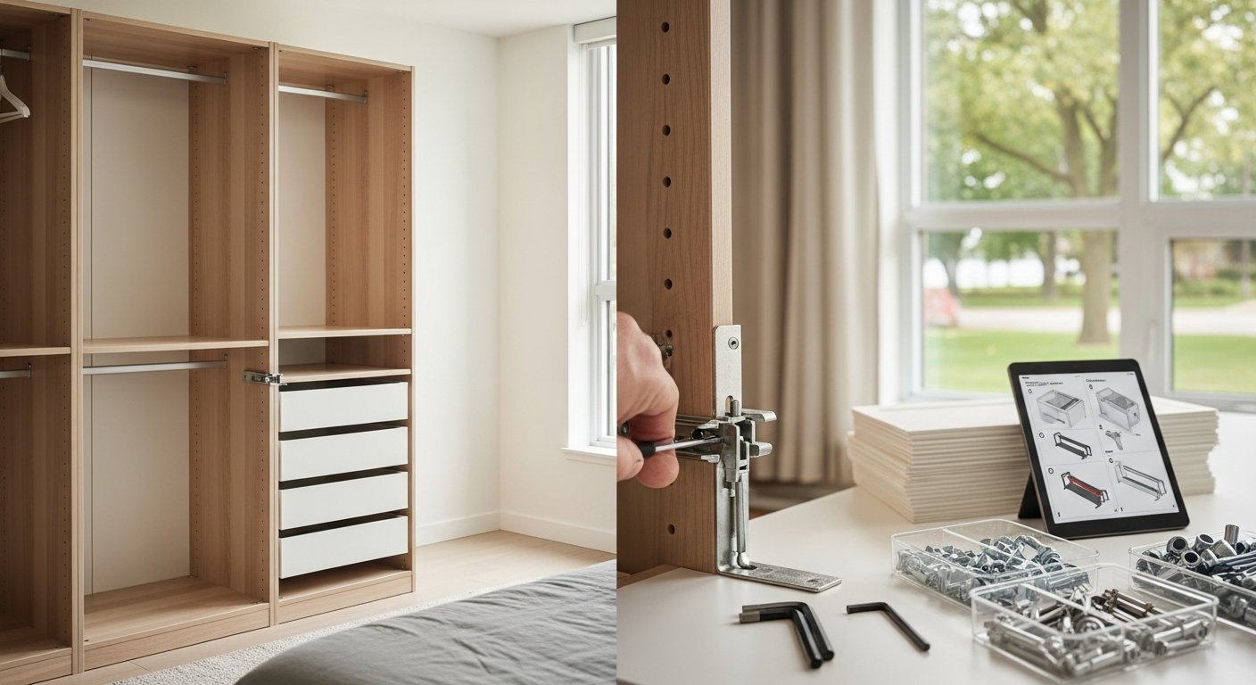 Detail view of a ikea assembly service job finished in Mississauga โ expert craftsmanship