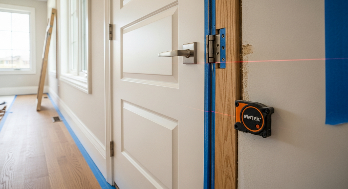 Final result of a interior door installation project at a Oshawa residence