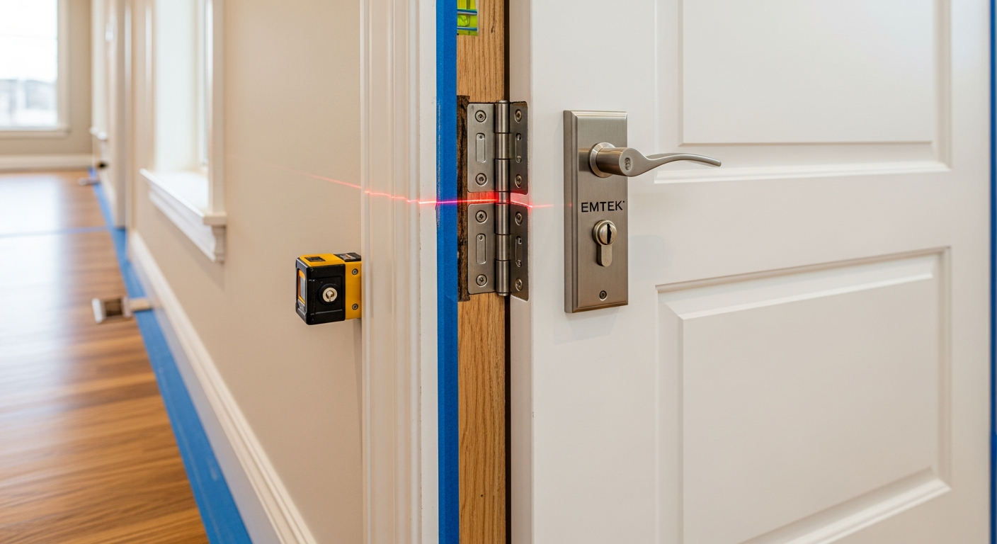 Recently completed interior door installation renovation in a Scarborough home