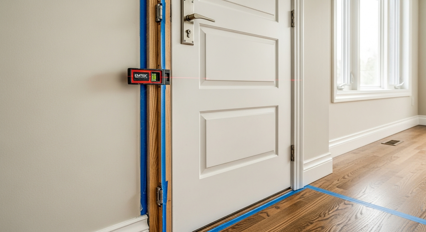 Toronto interior door installation portfolio sample — finished by licensed RenoHouse crew