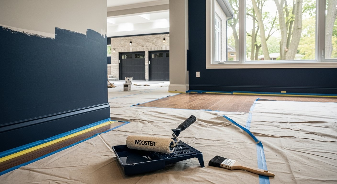Milton interior painting services portfolio sample โ finished by licensed RenoHouse crew