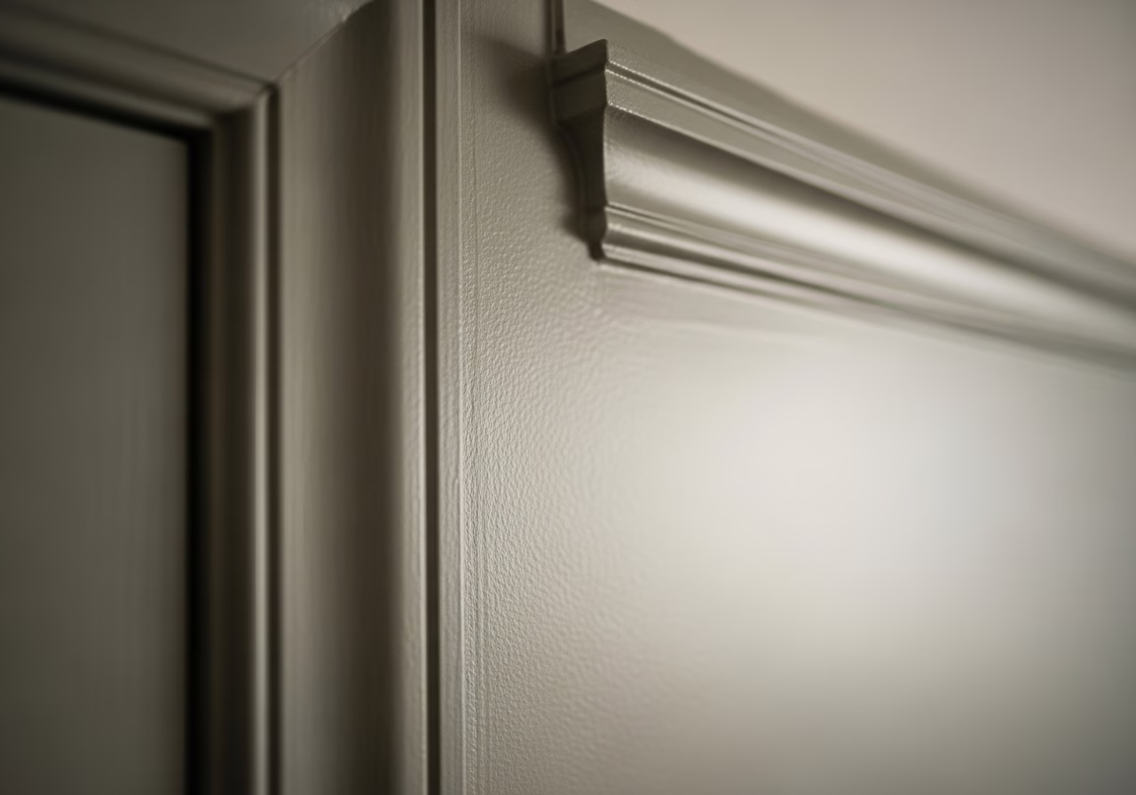 Close-up detail of professionally completed Interior Painting Leslieville