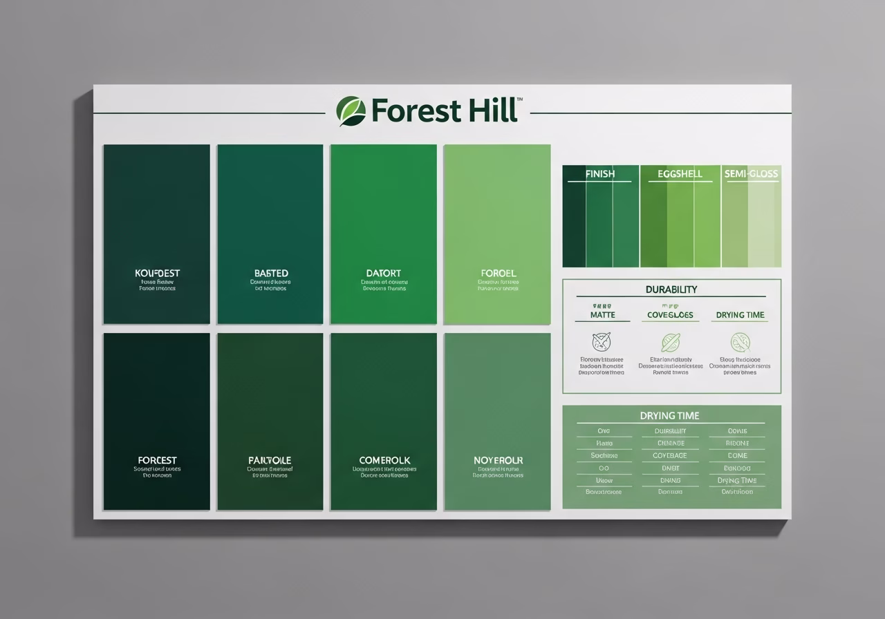 Interior Painting Forest Hill brand and material comparison
