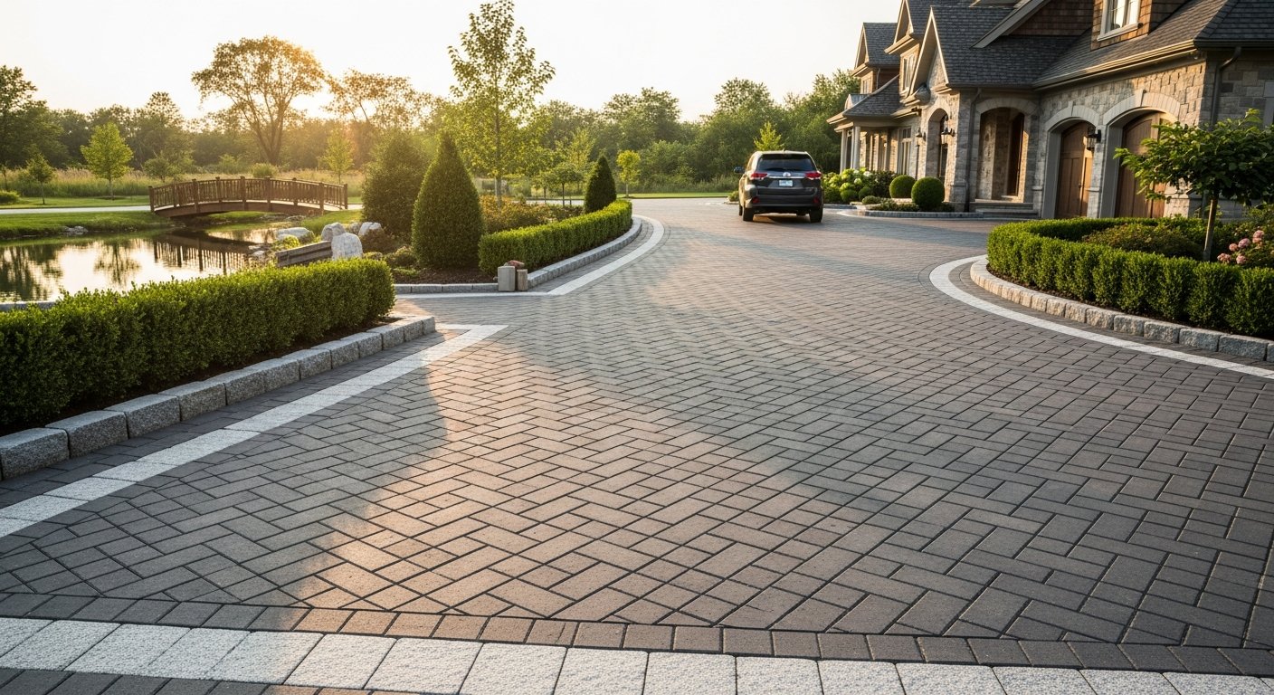 Interlocking Driveway & Patio project in King City — RenoHouse quality standard completed work