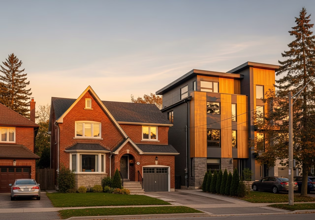 Local home context for kitchen and bath renovation in Markham