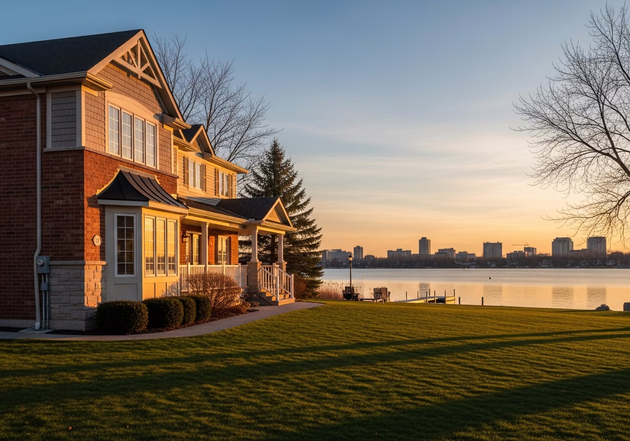 Local home context for kitchen and bath renovation in Oakville