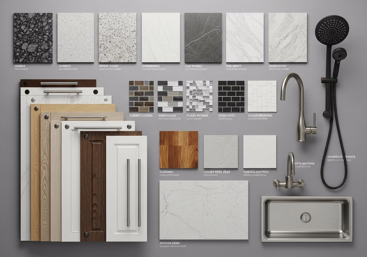Brand and material comparison for kitchen and bath renovation in Toronto