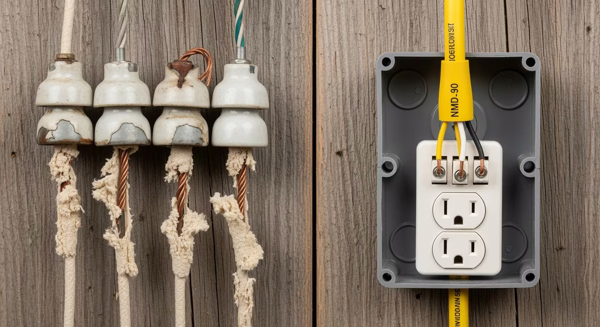 Knob Tube Rewiring in Toronto — RenoHouse 309A Master Electrician (ECRA/ESA) on a GTA job site — Toronto job site