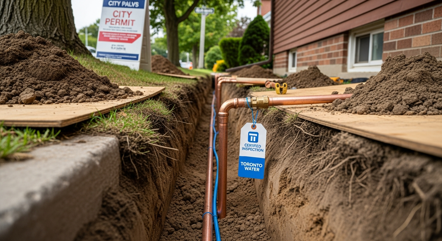 Lead Service Line Replacement project in Scugog — RenoHouse quality standard completed work
