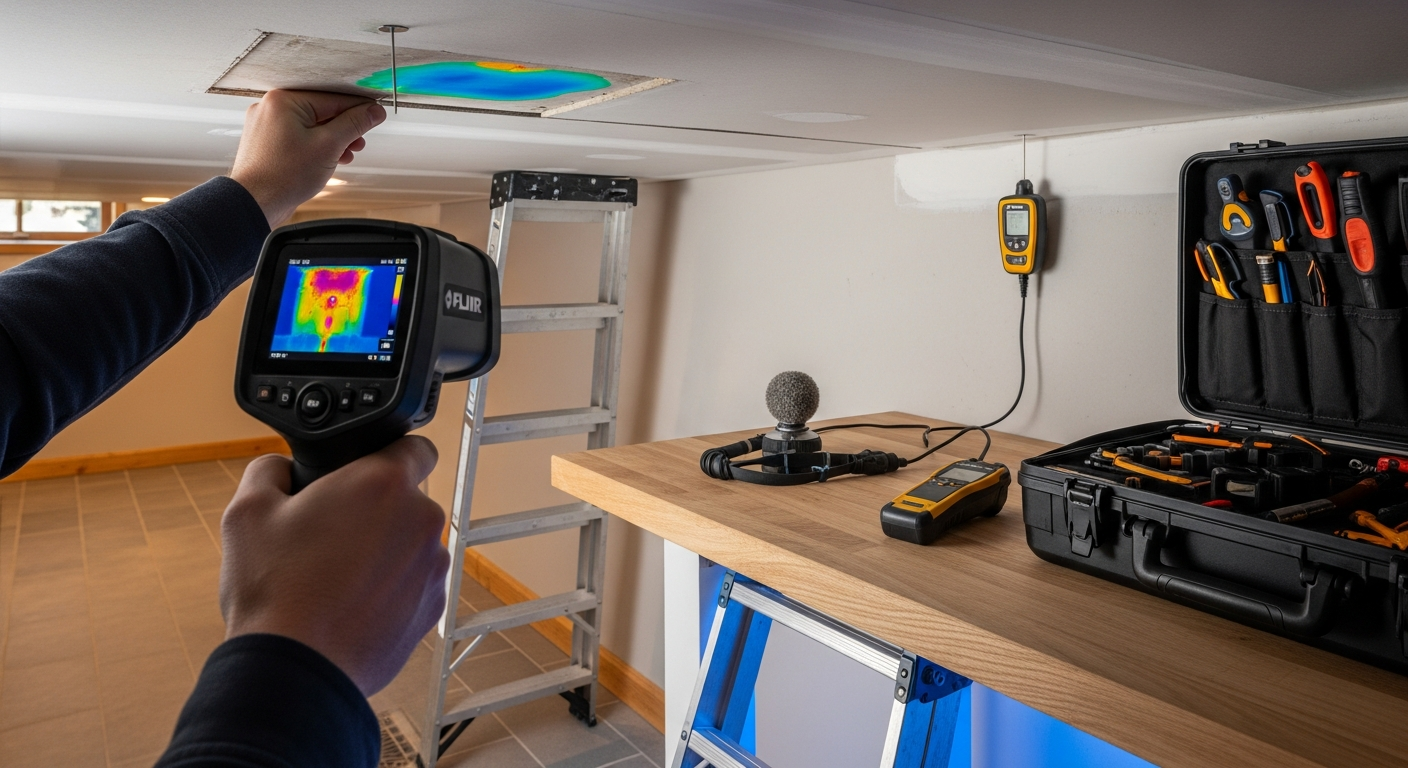 Recent Brock-area leak detection project — professional finish detail
