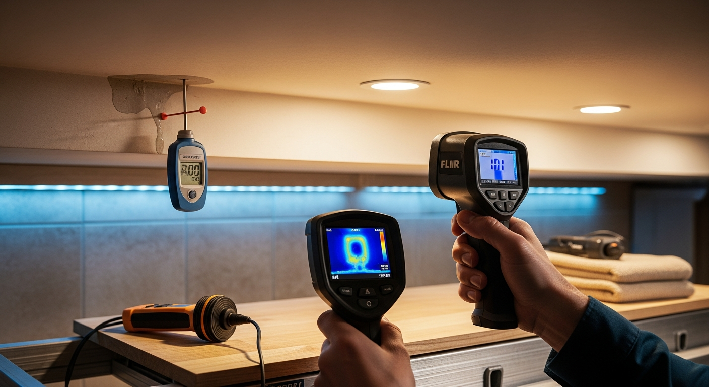 Final result of a leak detection project at a Mississauga residence