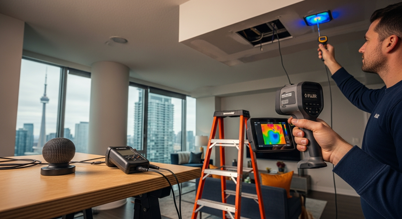 Professional leak detection project completed by RenoHouse in Toronto — quality workmanship guaranteed