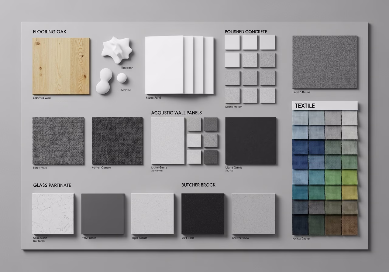 Brand and material comparison for office renovation in Toronto