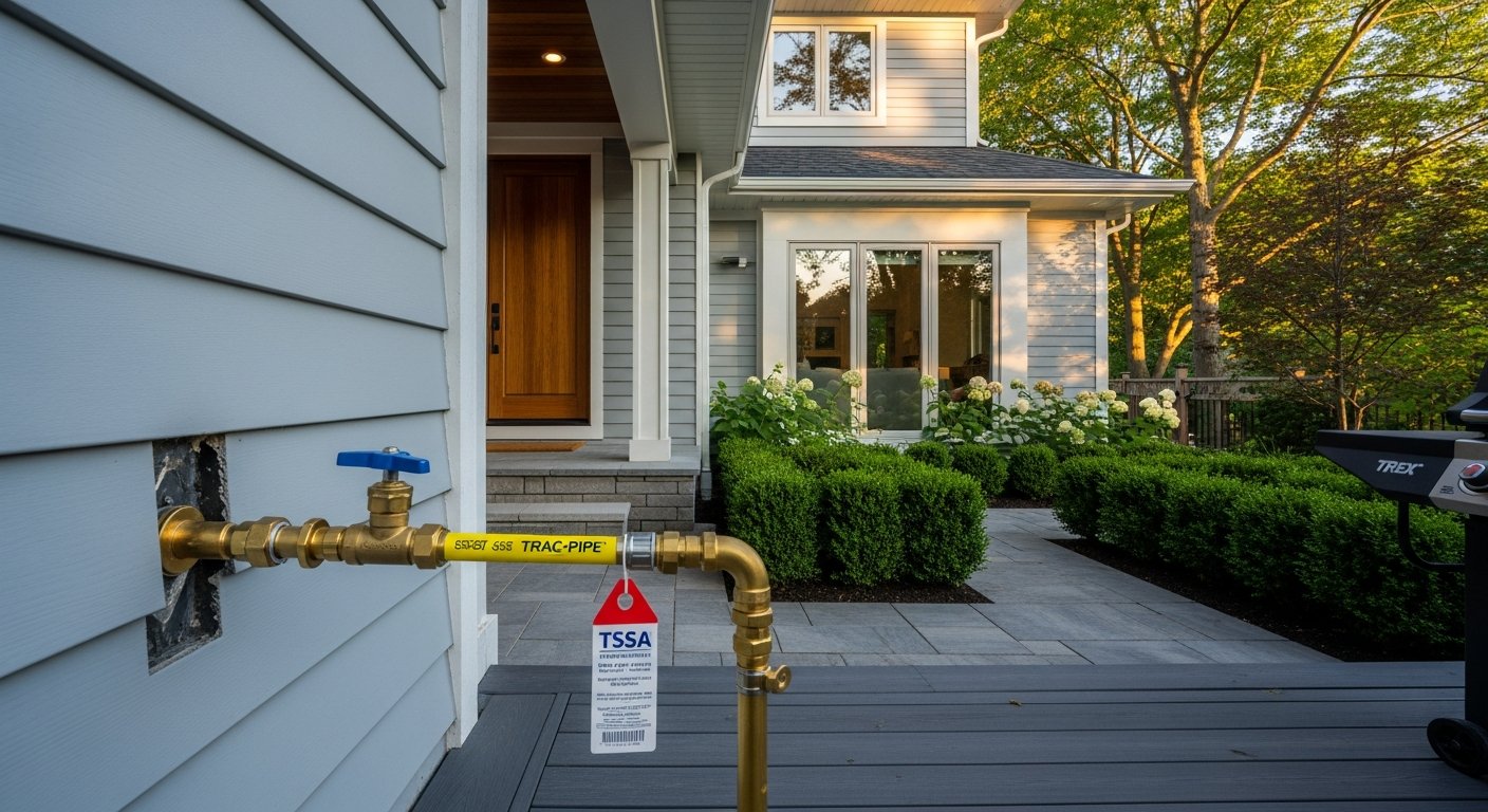 Markham outdoor gas line installation specialists — same-day service available