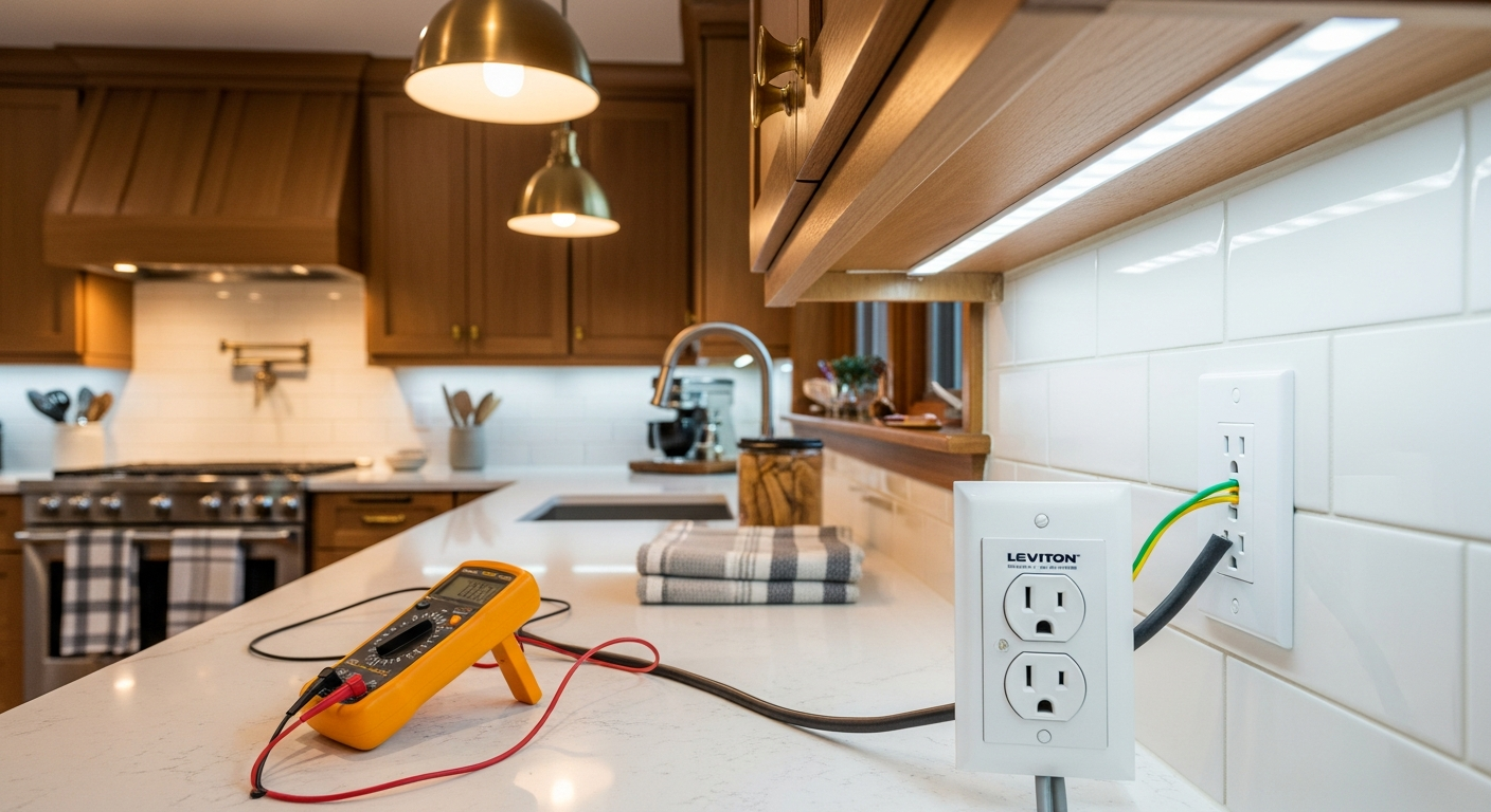Georgina electrical outlet & switch installation portfolio sample — finished by licensed RenoHouse crew