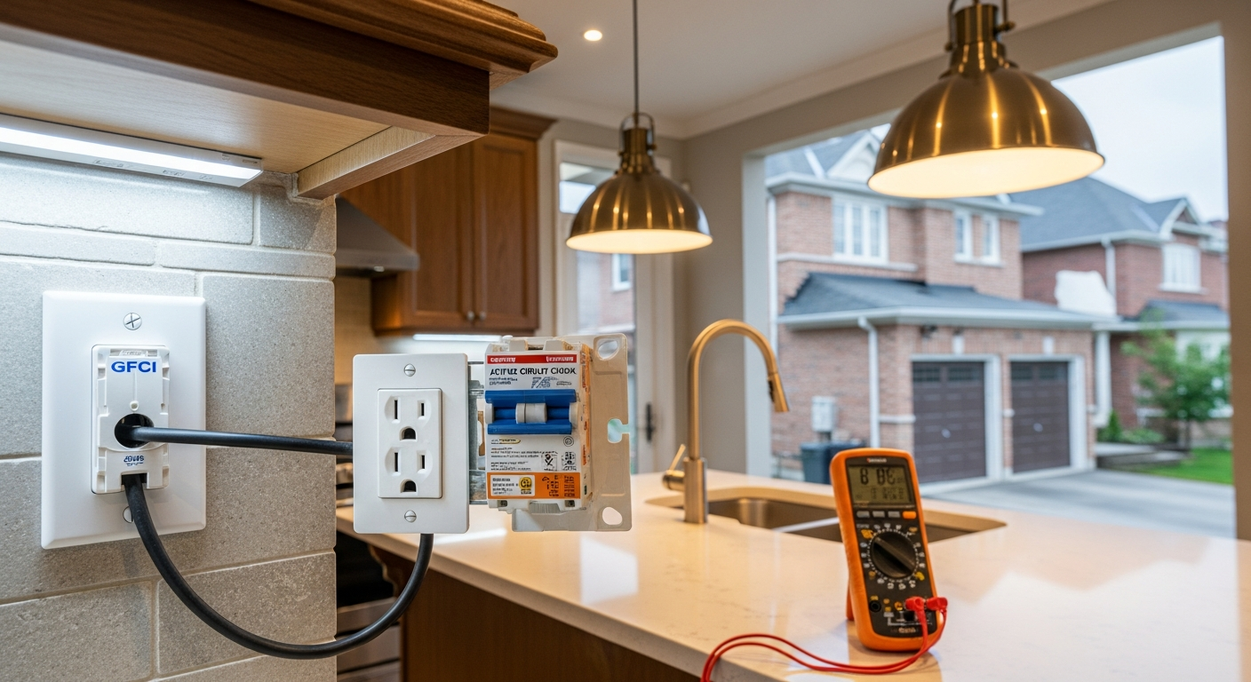 Newmarket electrical outlet & switch installation portfolio sample — finished by licensed RenoHouse crew