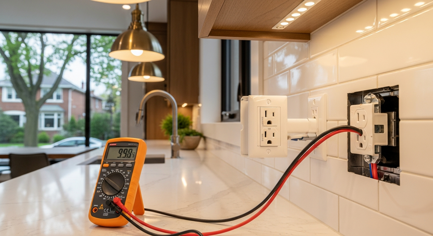 North York electrical outlet & switch installation portfolio sample — finished by licensed RenoHouse crew