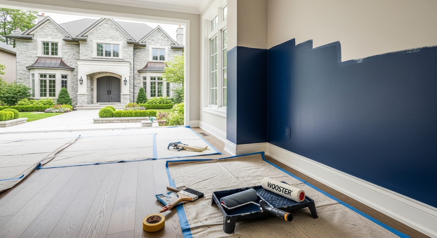 Get painting done in Oakville โ RenoHouse licensed team