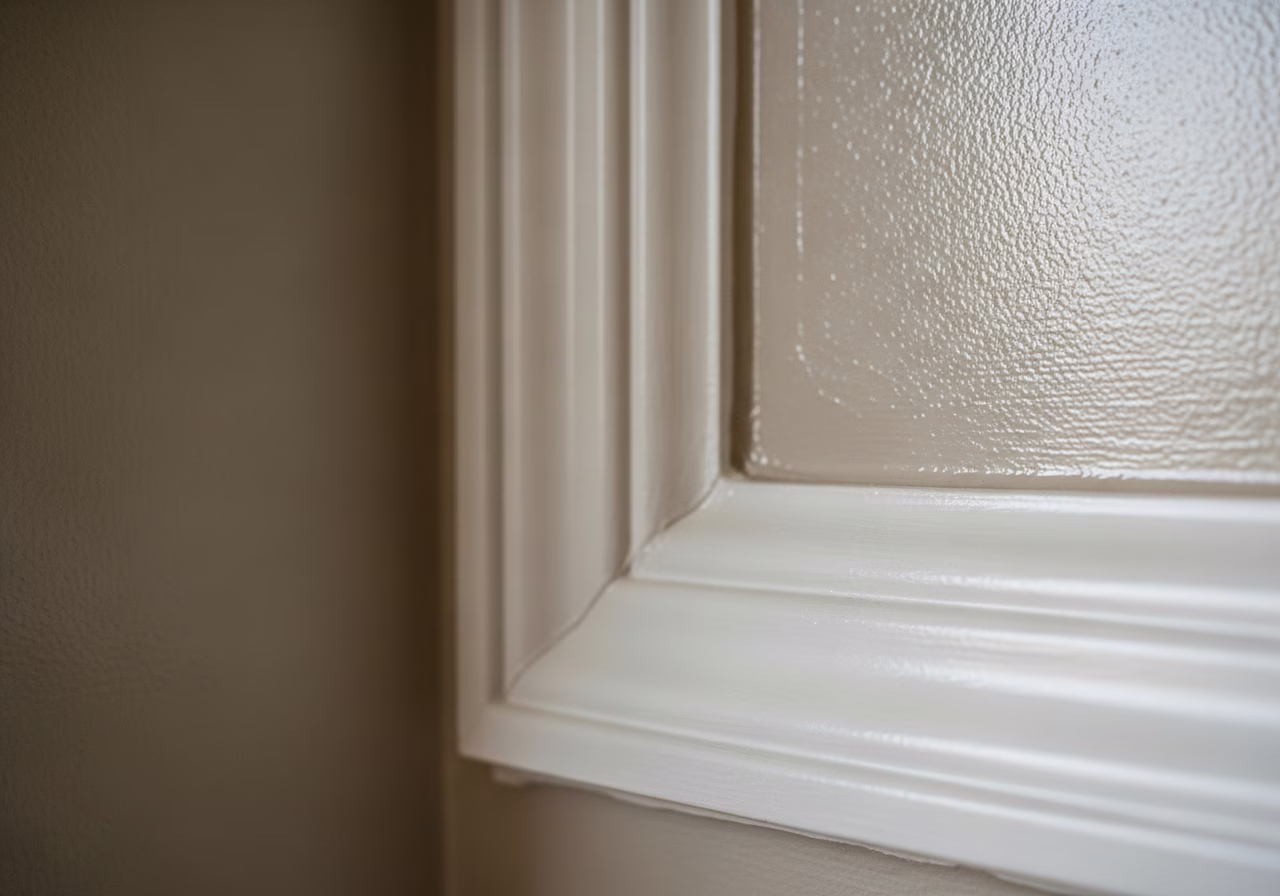 Finished detail close-up for painting service in Markham