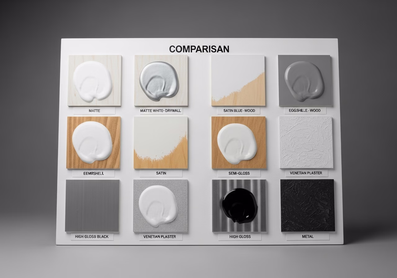Brand and material comparison for painting service in Mississauga