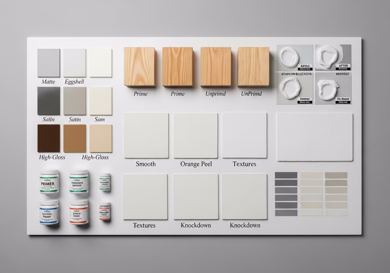 Brand and material comparison for painting service in Toronto