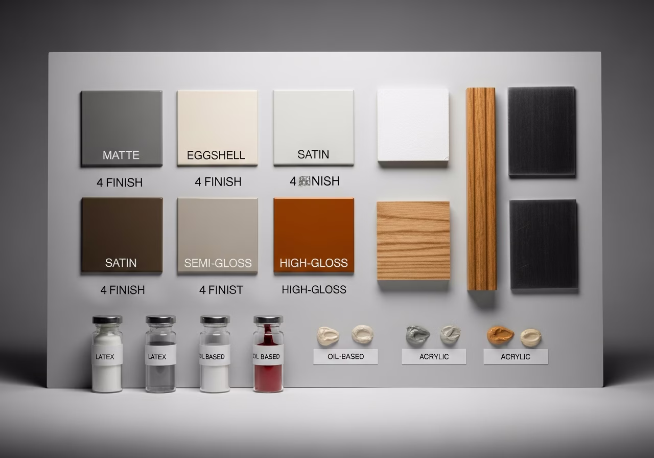 Brand and material comparison for painting service in Vaughan