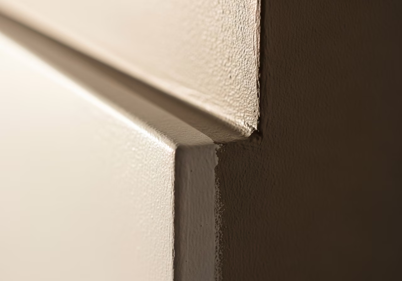 Finished detail close-up for painting service in Vaughan