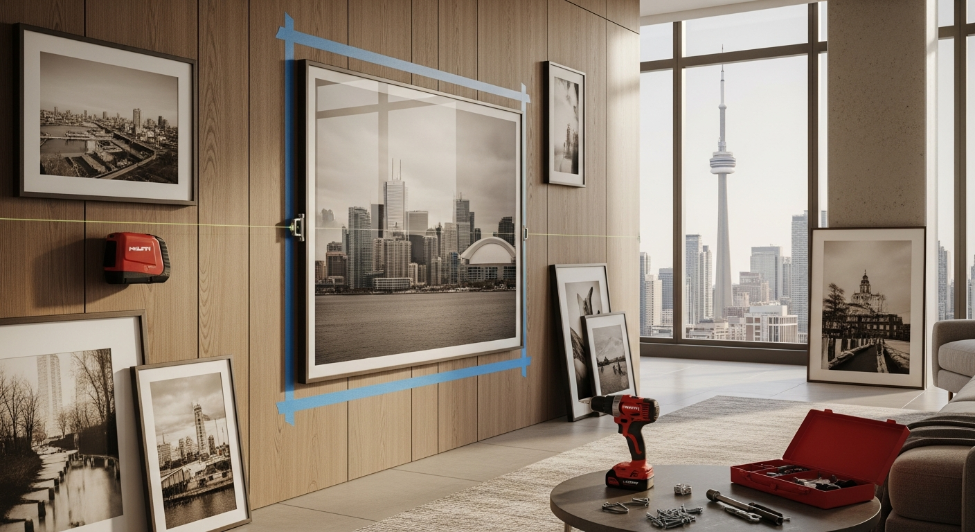 Picture & Mirror Hanging services Toronto GTA