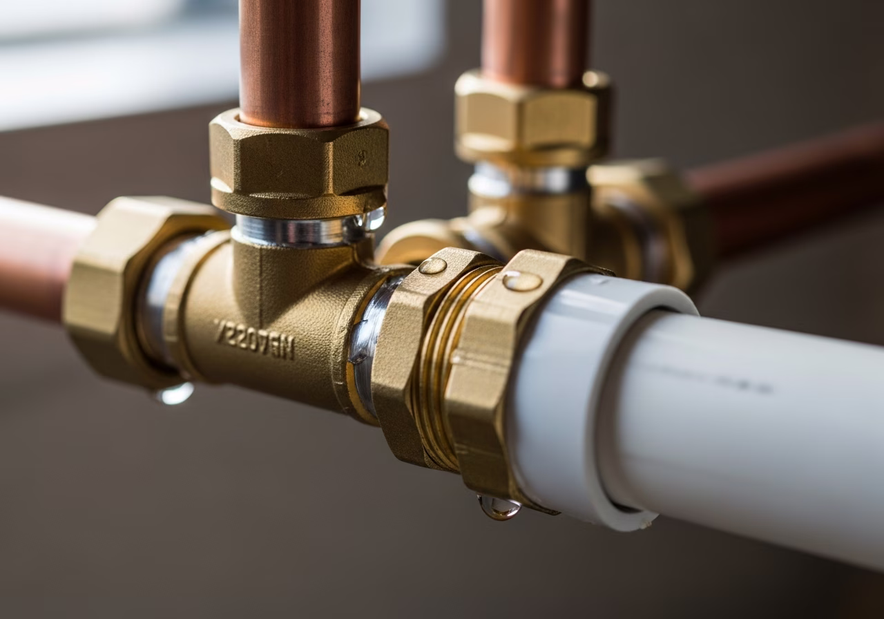 Finished detail close-up for plumbing services in Mississauga