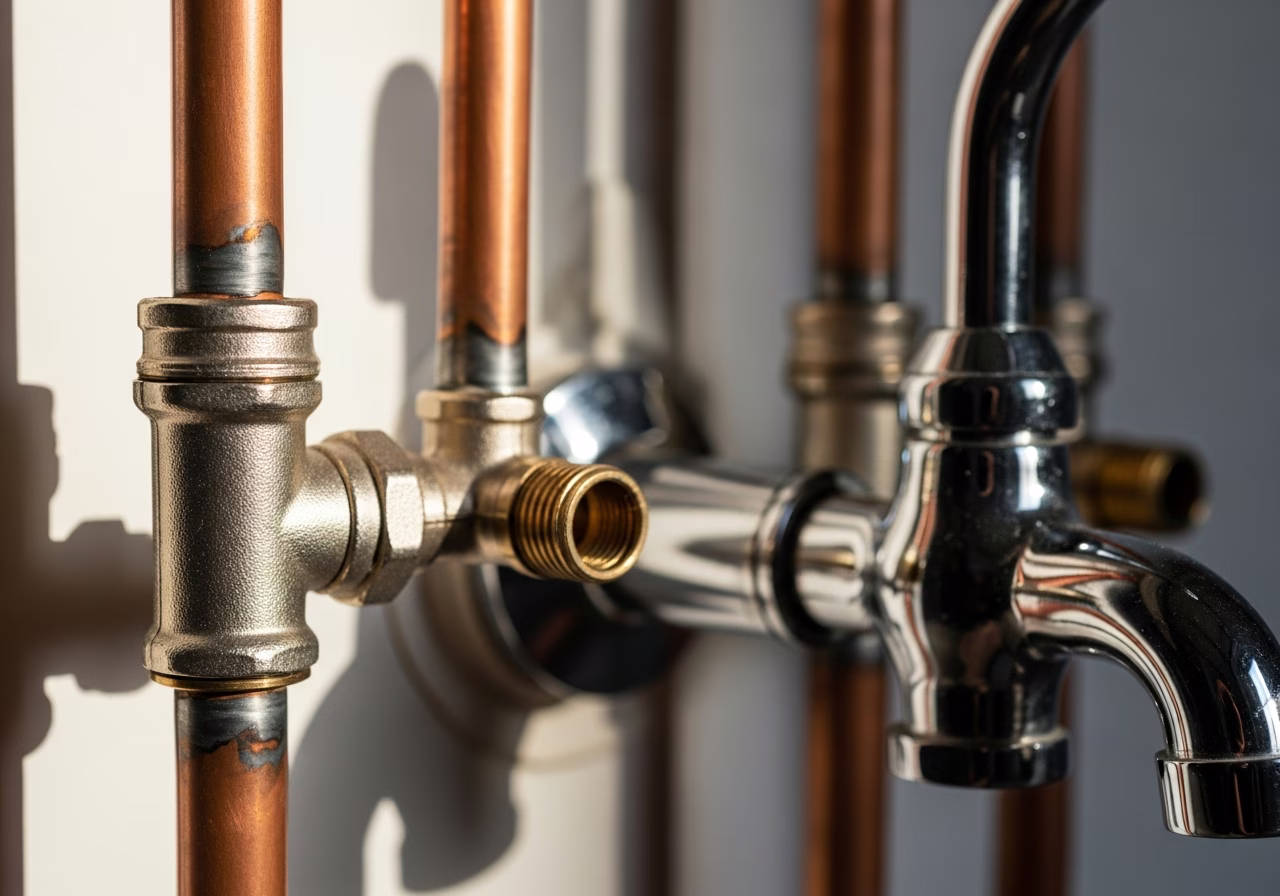 Finished detail close-up for plumbing services in Vaughan