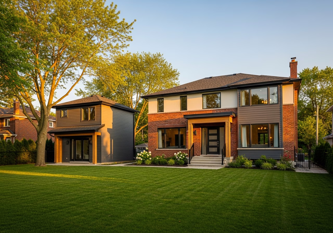 Completed Garden Suite Construction in Toronto/GTA home