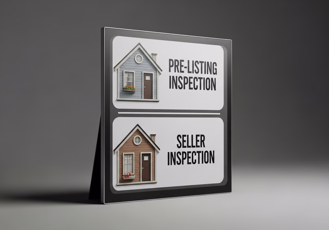 Side-by-side product and material comparison for pre-listing seller inspection — typical brands and finishes used in Toronto 