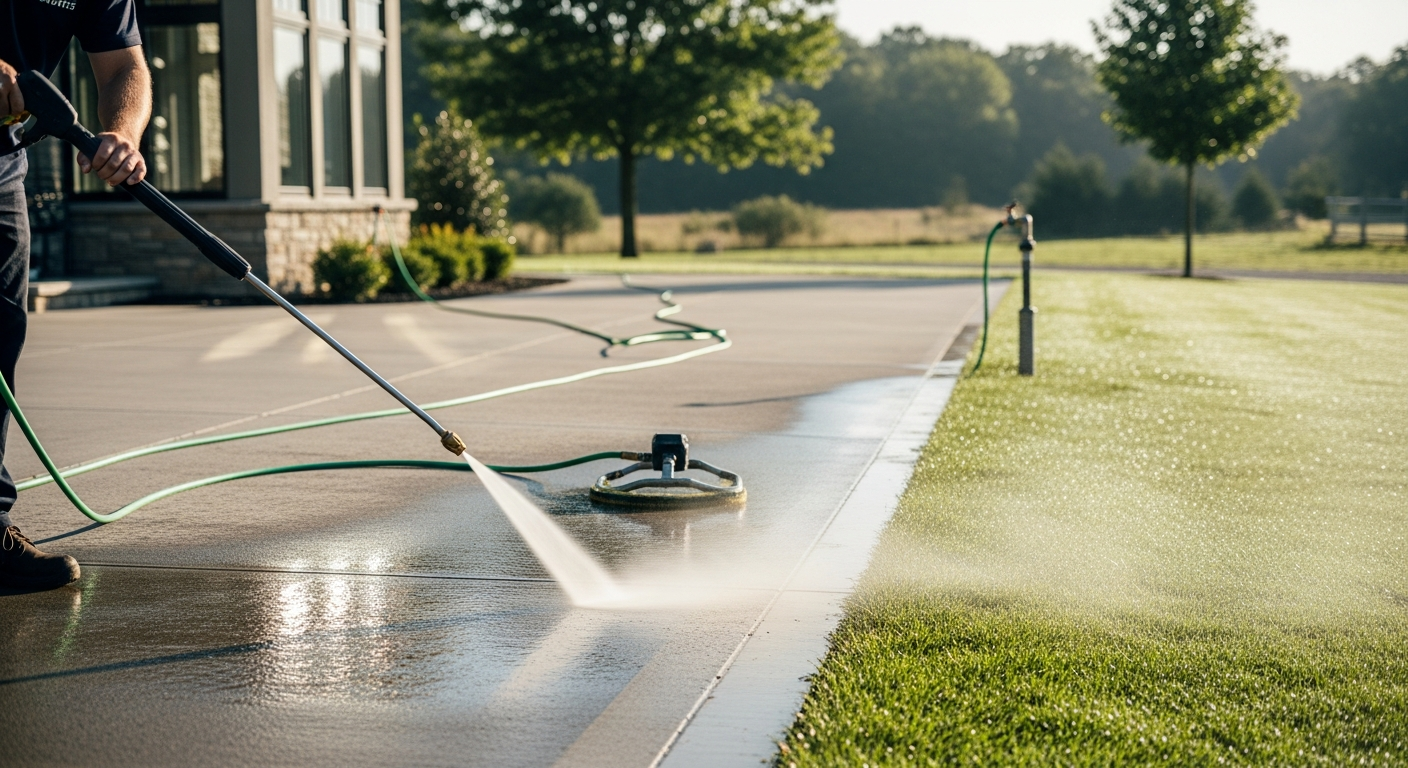 Pressure Washing Services project in Brock — RenoHouse quality standard completed work