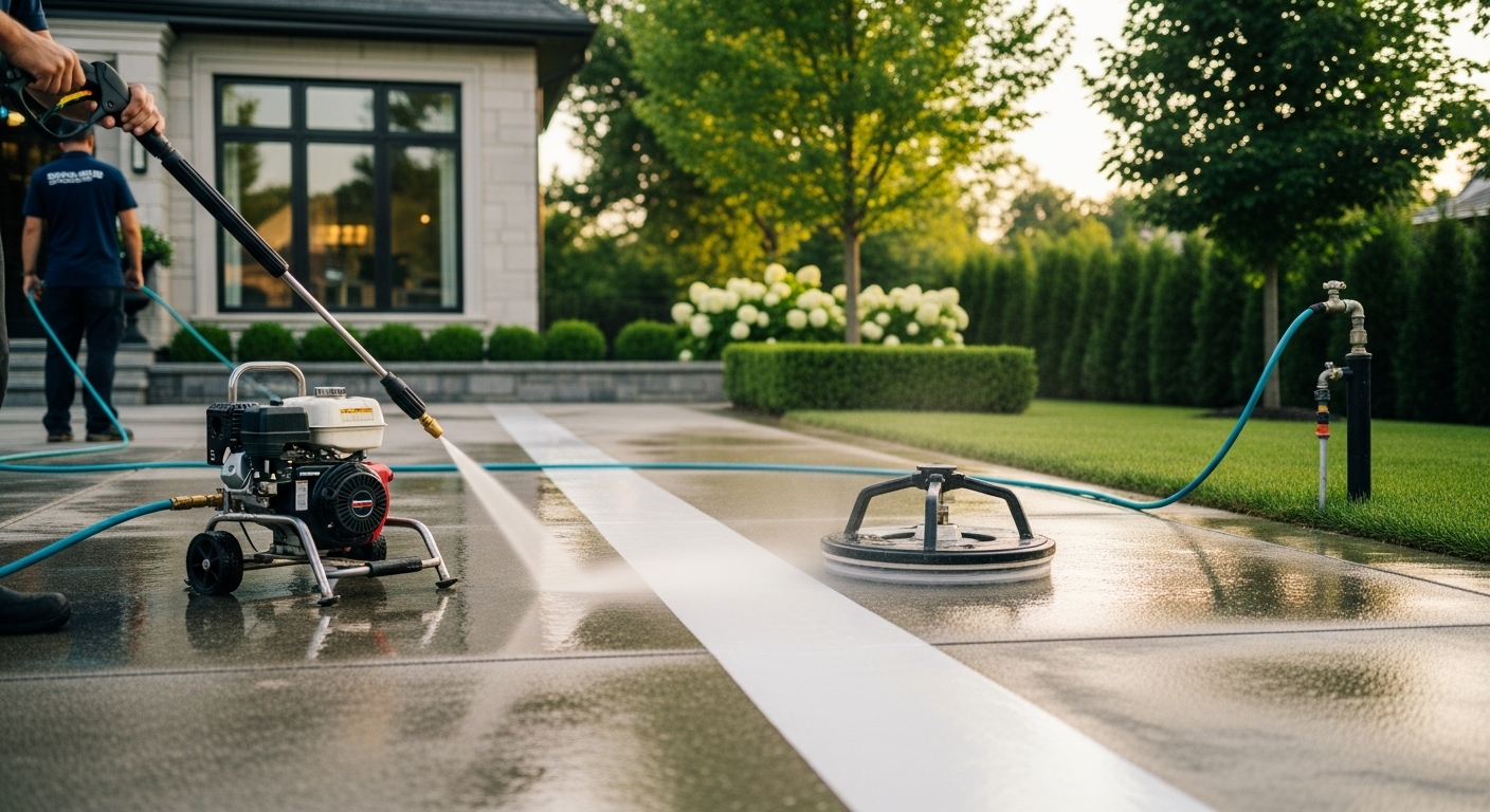 Markham pressure washing services portfolio sample — finished by licensed RenoHouse crew