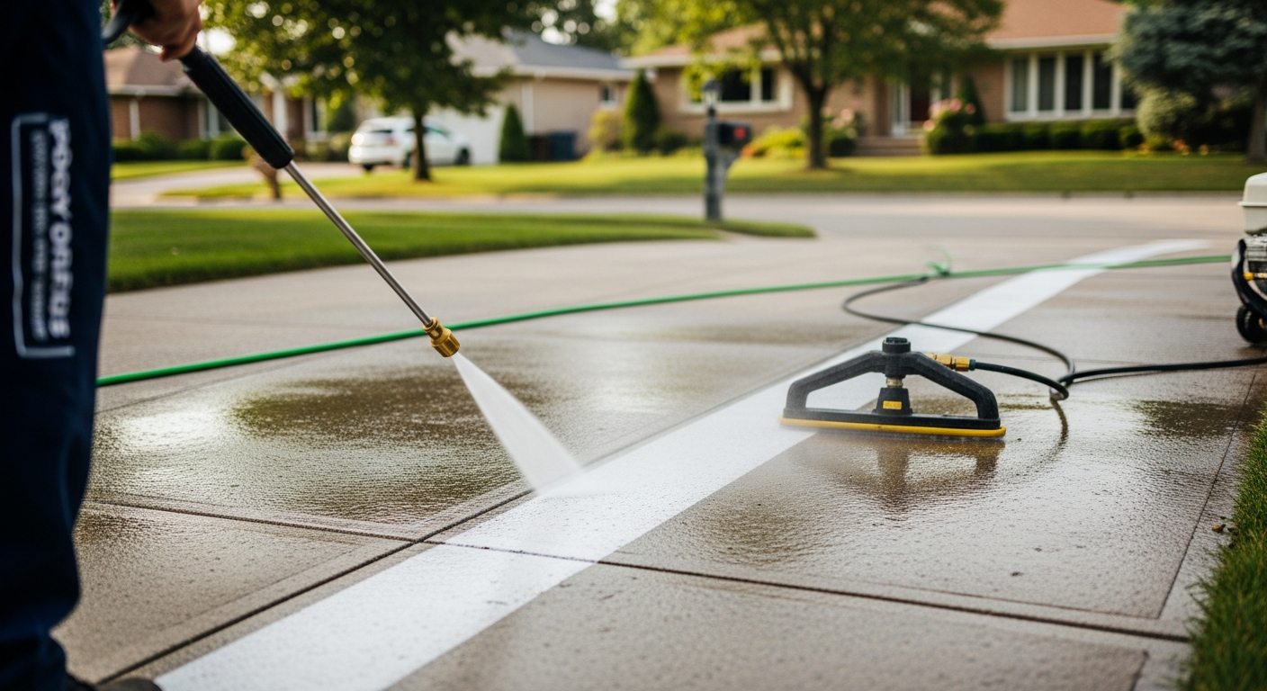 Professional pressure washing services project completed by RenoHouse in Mississauga — quality workmanship guaranteed