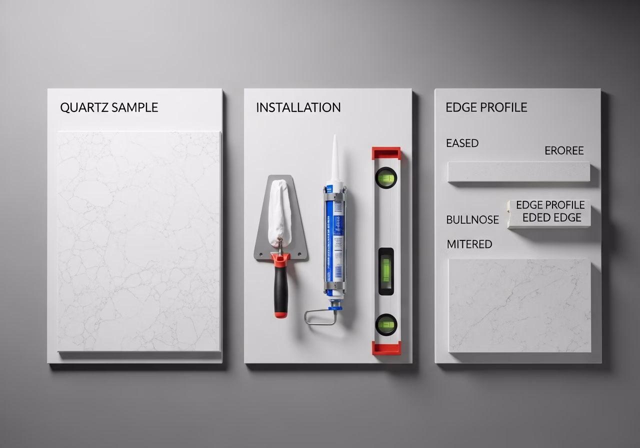 Brand and material comparison for quartz countertop installation in Toronto